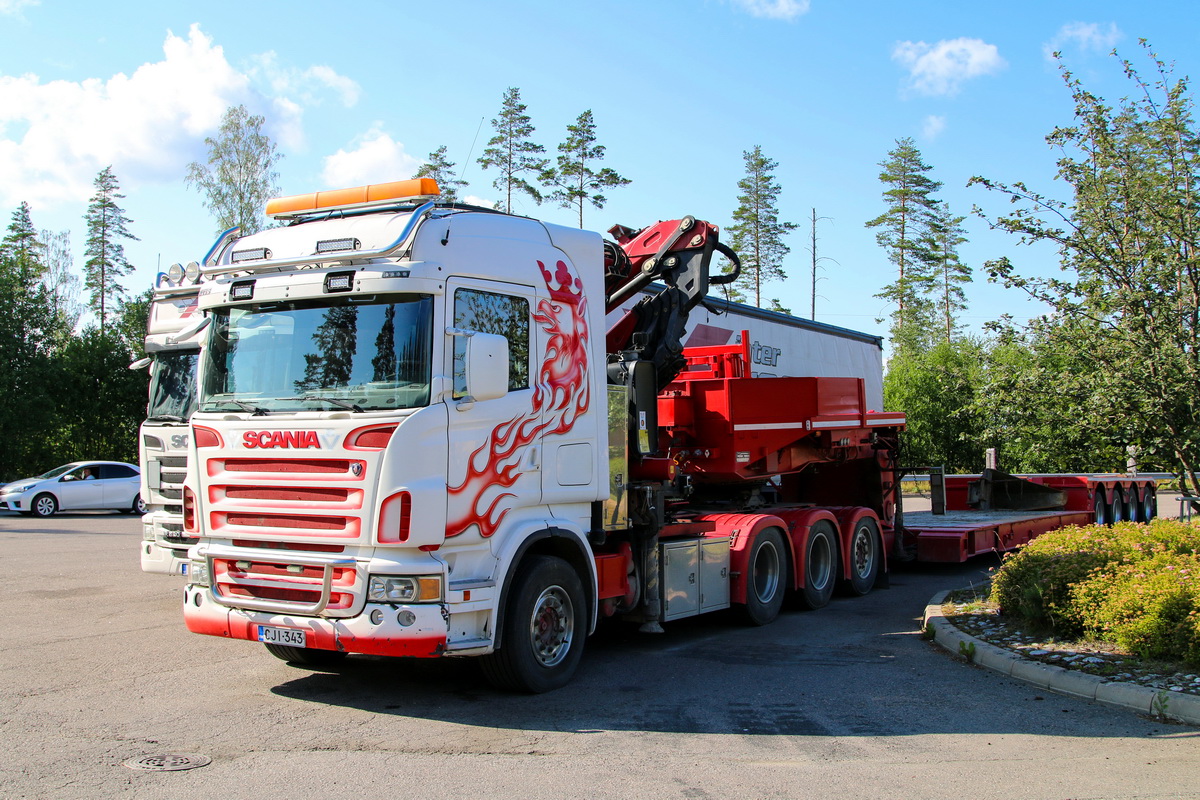 Финляндия, № CJI-343 — Scania ('2004, общая модель)