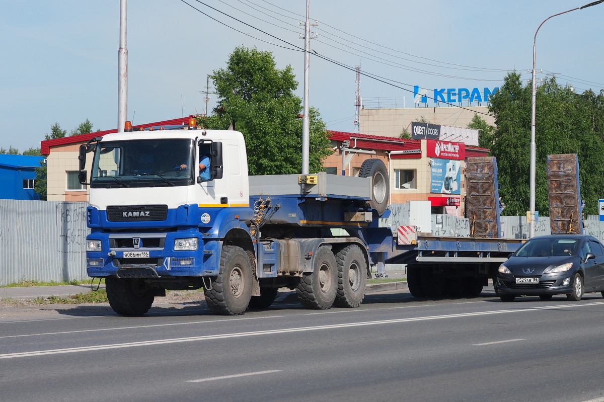 Ханты-Мансийский автоном.округ, № В 086 ММ 186 — КамАЗ-65802