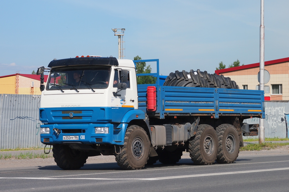 Ханты-Мансийский автоном.округ, № В 350 РР 186 — КамАЗ-43118-50