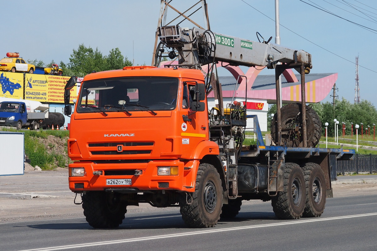 Ханты-Мансийский автоном.округ, № А 262 ОУ 186 — КамАЗ-43118-46