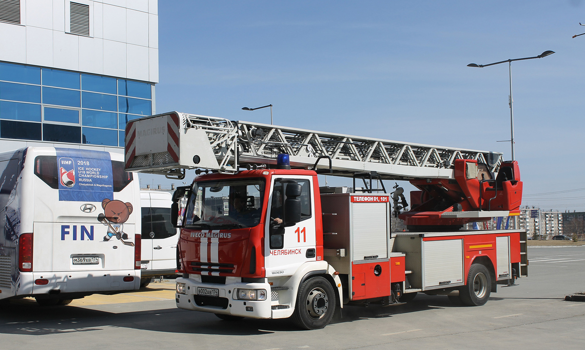 Челябинская область, № В 002 АВ 174 — IVECO EuroCargo ('2008)