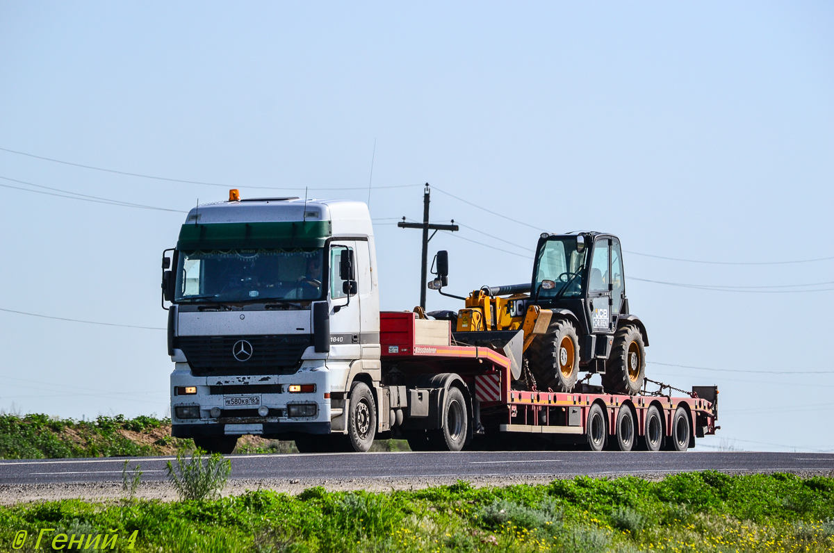 Ростовская область, № Х 580 КВ 161 — Mercedes-Benz Actros ('1997) 1840