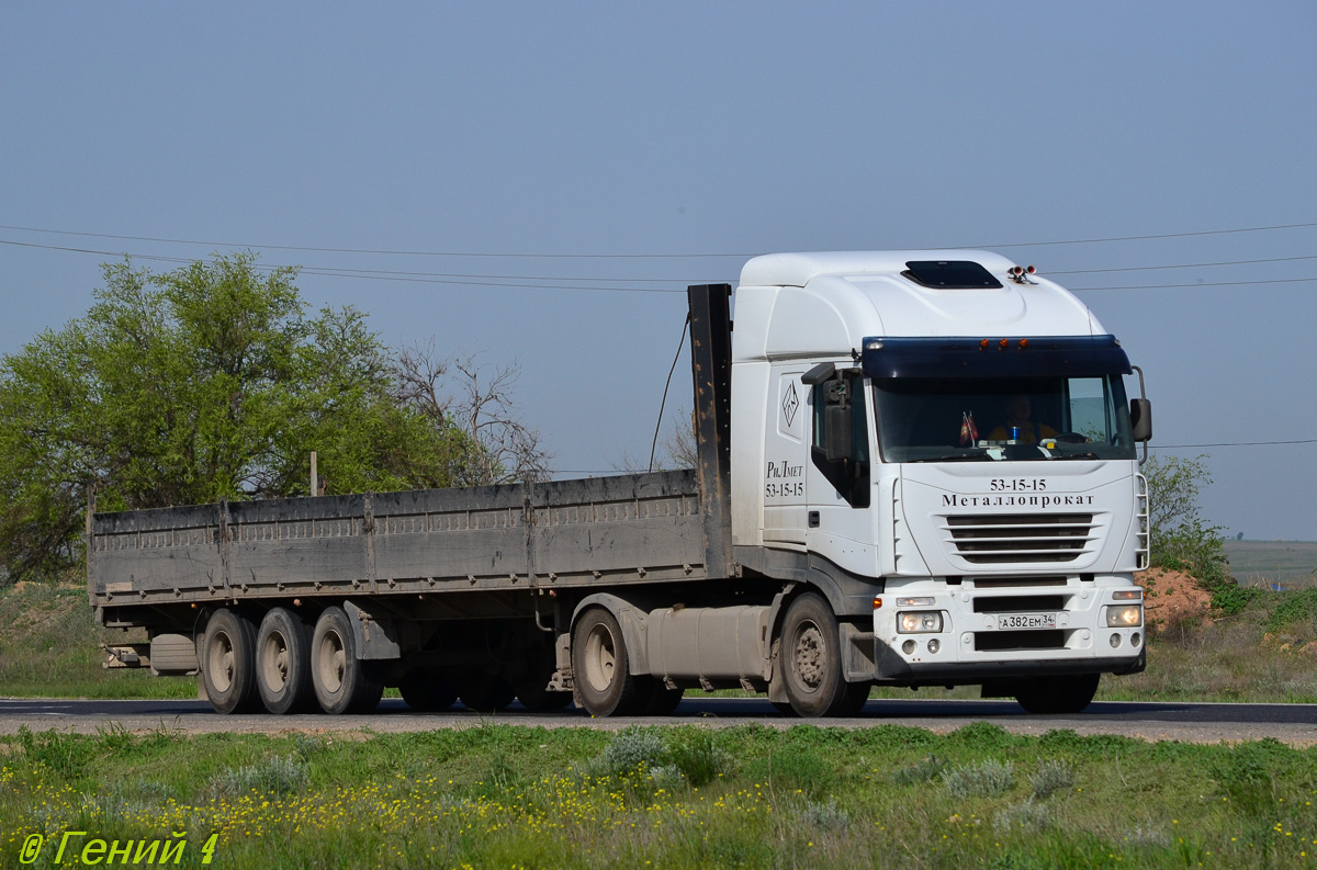 Волгоградская область, № А 382 ЕМ 34 — IVECO Stralis ('2002)