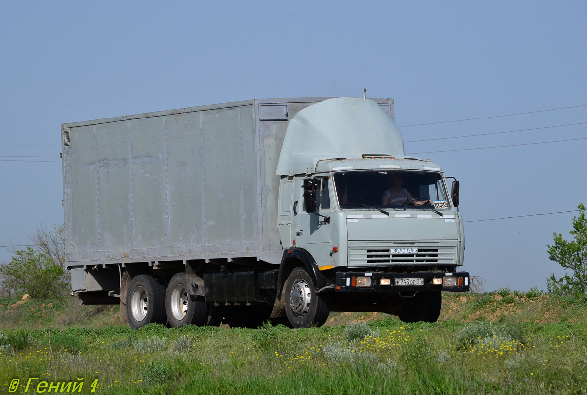 Волгоградская область, № К 243 ОР 34 — КамАЗ-53215 [532150]