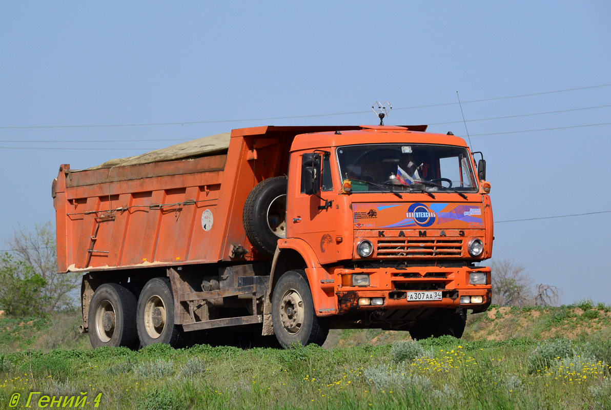 Волгоградская область, № А 307 АА 34 — КамАЗ-6520 [652000]