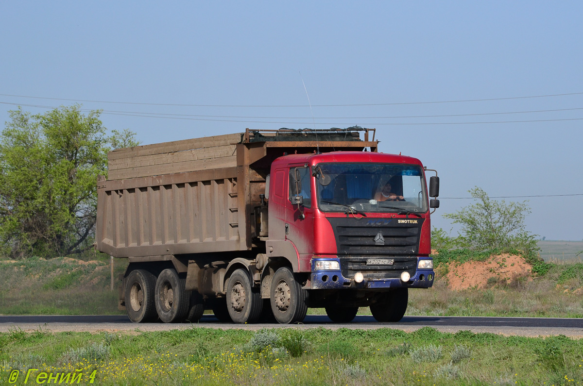 Волгоградская область, № А 202 ТС 35 — Sinotruk Hania