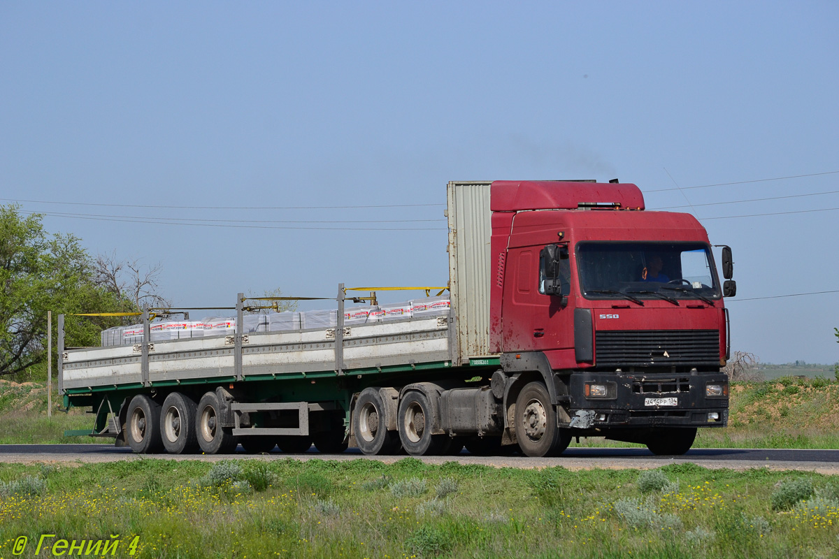 Волгоградская область, № А 414 РР 134 — МАЗ-643008