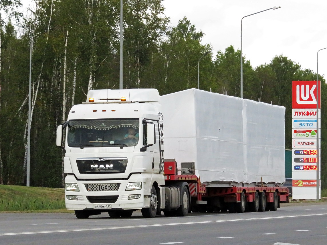 Татарстан, № Н 665 МР 716 — MAN TGX ('2007) 18.480