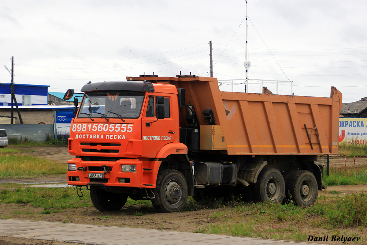 Ненецкий автономный округ, № А 838 ТА 83 — КамАЗ-6522-63