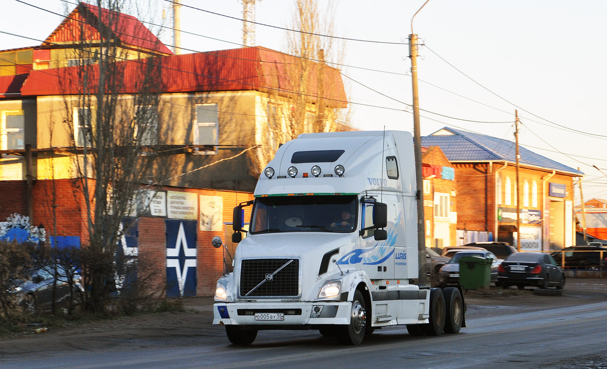 Омская область, № О 005 ВУ 55 — Volvo VNL670