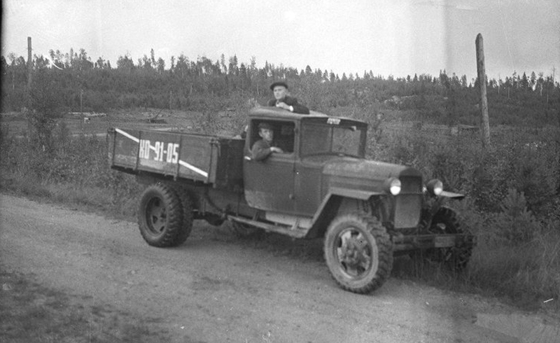 Карелия, № КО 91-05 — ГАЗ-ММ; Карелия — Исторические фотографии (Автомобили)