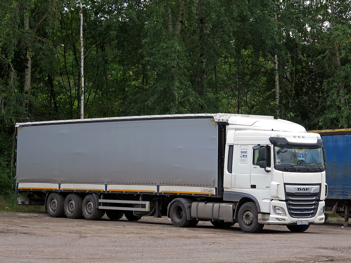 Кировская область, № А 796 ТТ 43 — DAF XF Euro6 FT