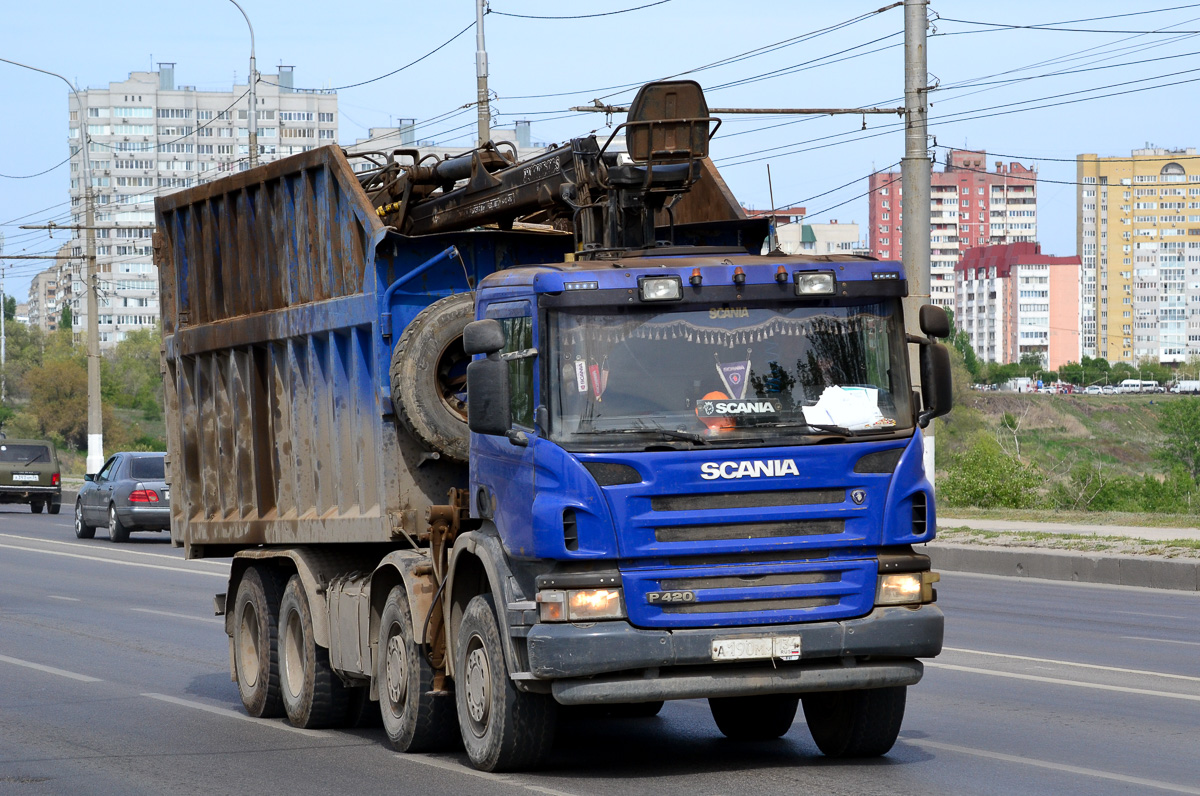 Волгоградская область, № А 190 ММ 134 — Scania ('2004) P420