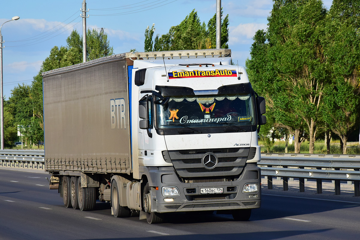 Волгоградская область, № К 160 ВС 134 — Mercedes-Benz Actros ('2009) 1844