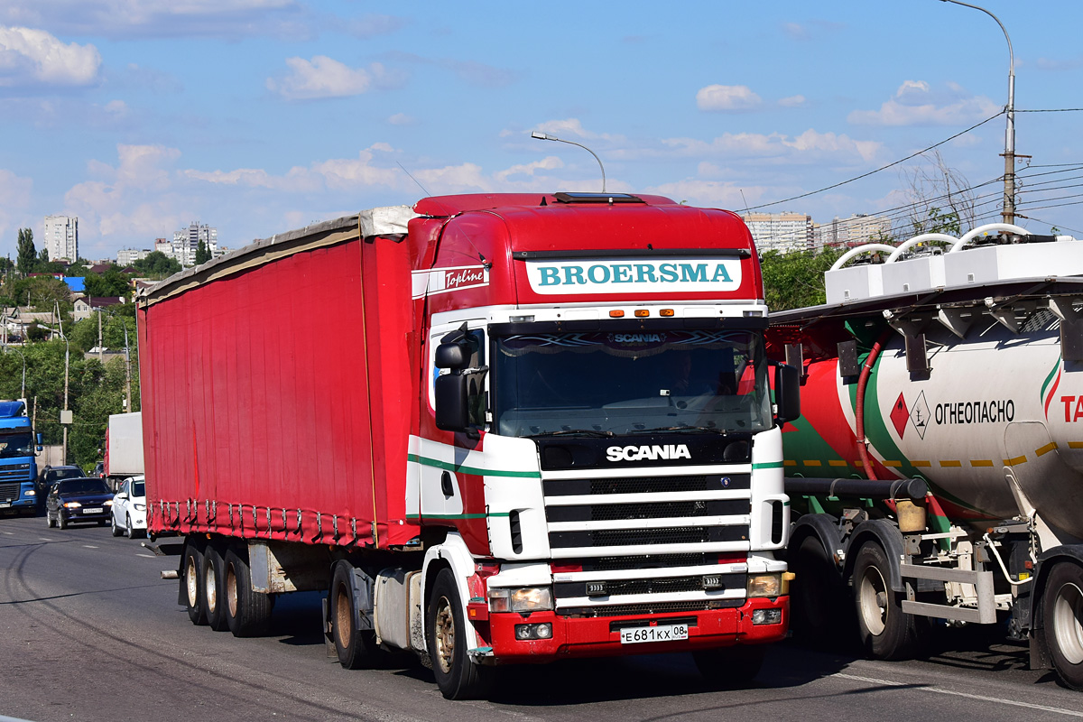 Калмыкия, № Е 681 КХ 08 — Scania ('1996, общая модель)