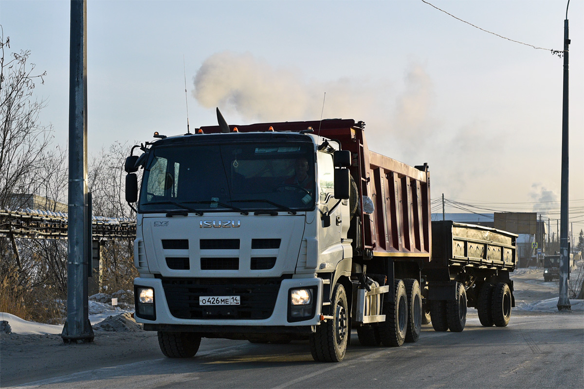 Саха (Якутия), № О 426 МЕ 14 — Isuzu Giga CYZ