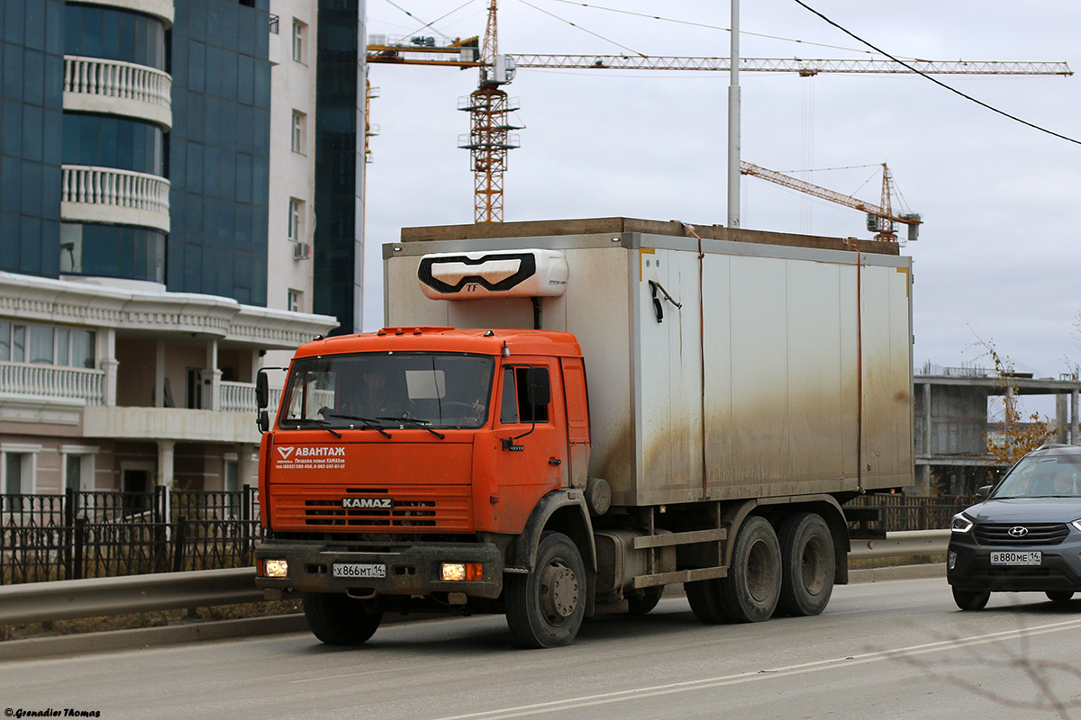 Саха (Якутия), № Х 866 МТ 14 — КамАЗ-65115-62