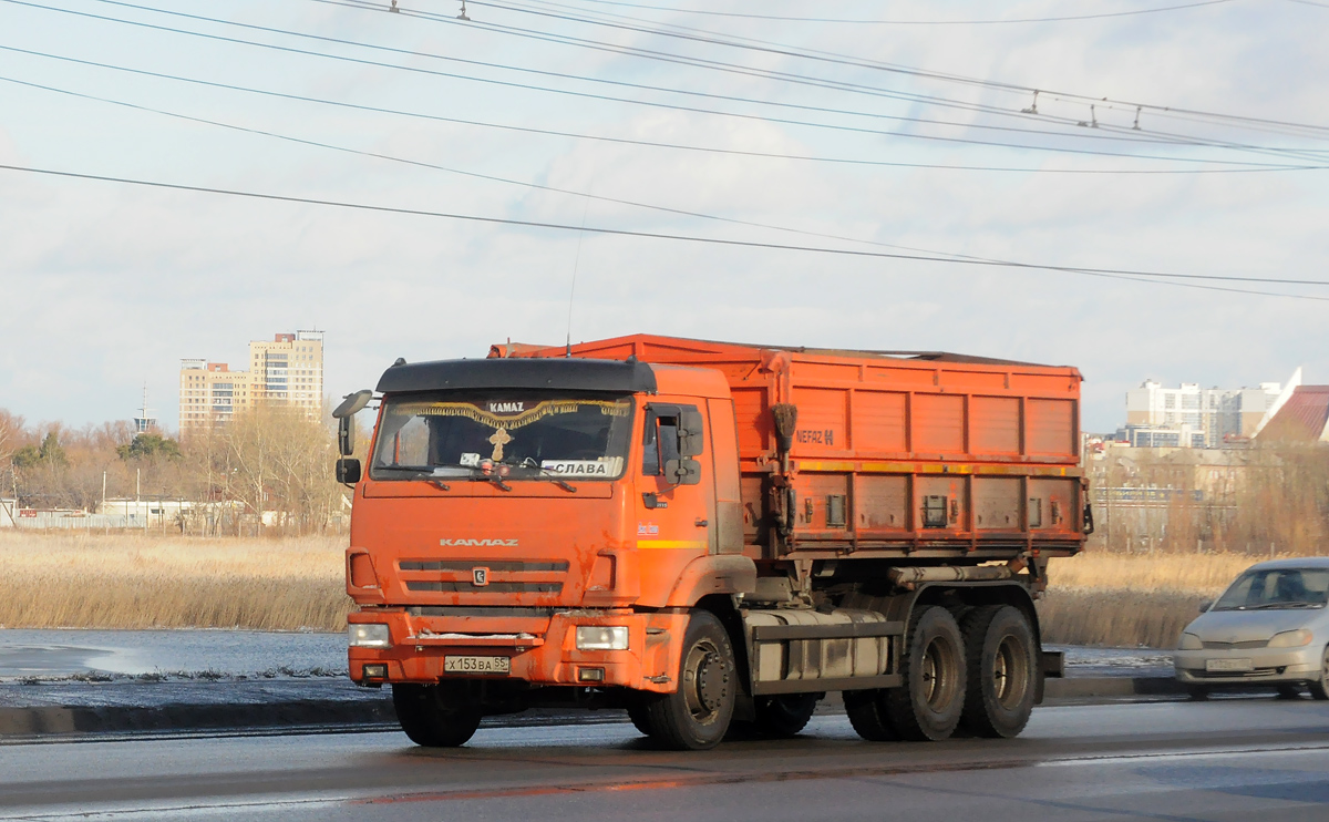 Омская область, № Х 153 ВА 55 — КамАЗ-65115-50