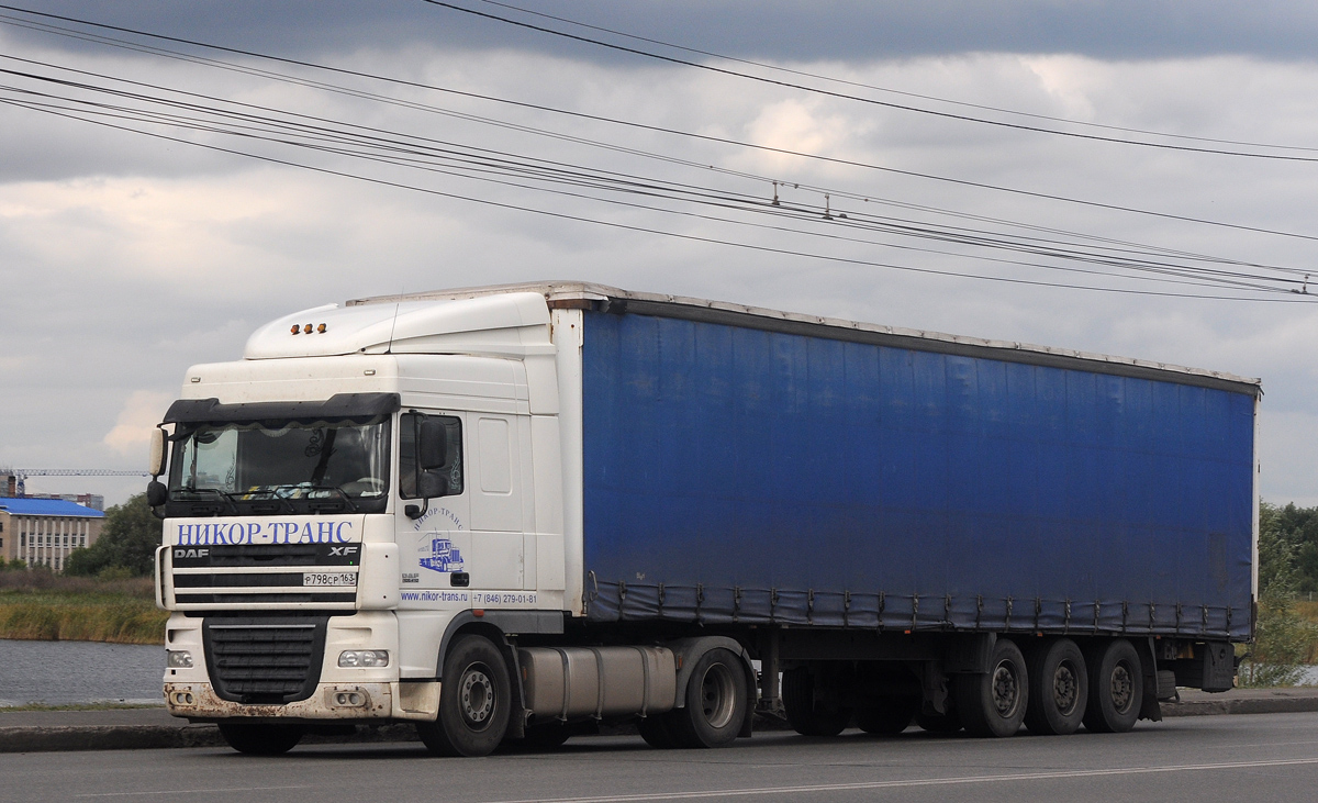 Самарская область, № Р 798 СР 163 — DAF XF105 FT