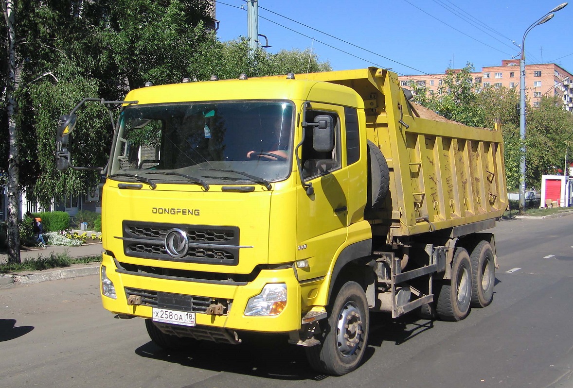 Удмуртия, № Х 258 ОА 18 — Dongfeng KC DFL3251