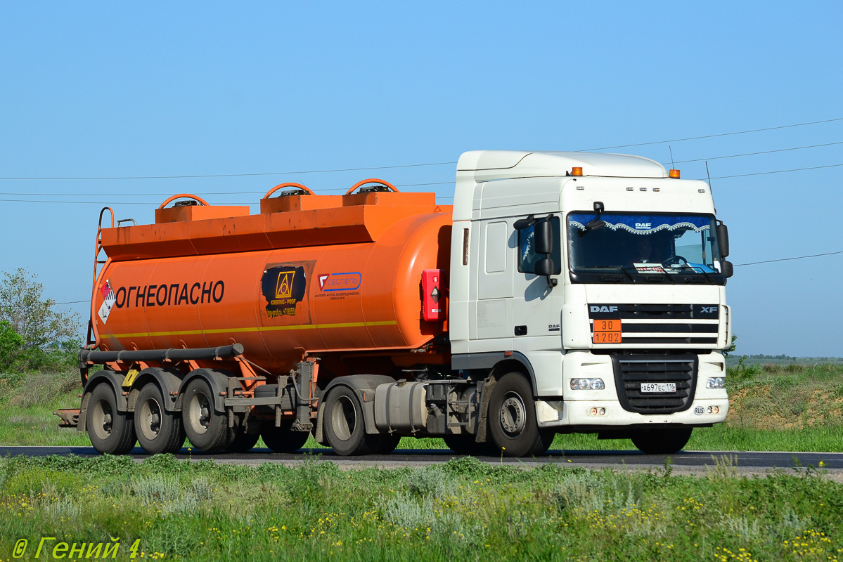 Татарстан, № А 697 ЕС 116 — DAF XF105 FT