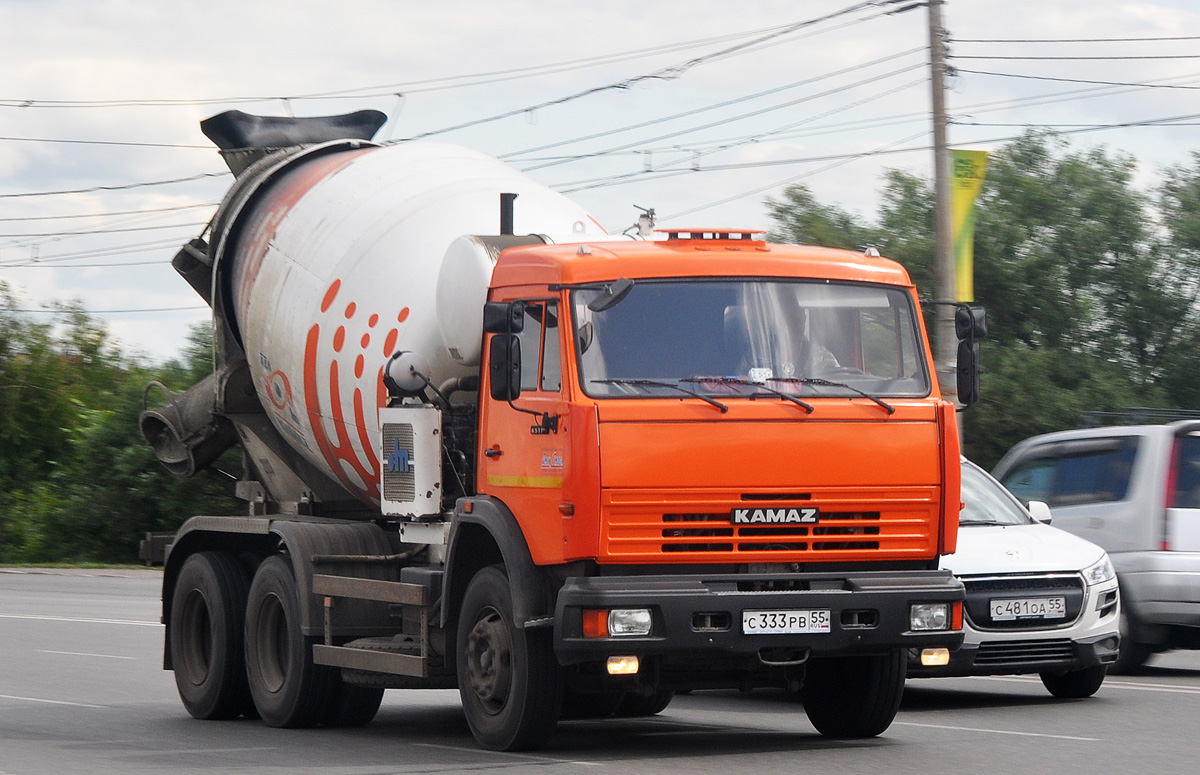 Омская область, № С 333 РВ 55 — КамАЗ-65115-D3