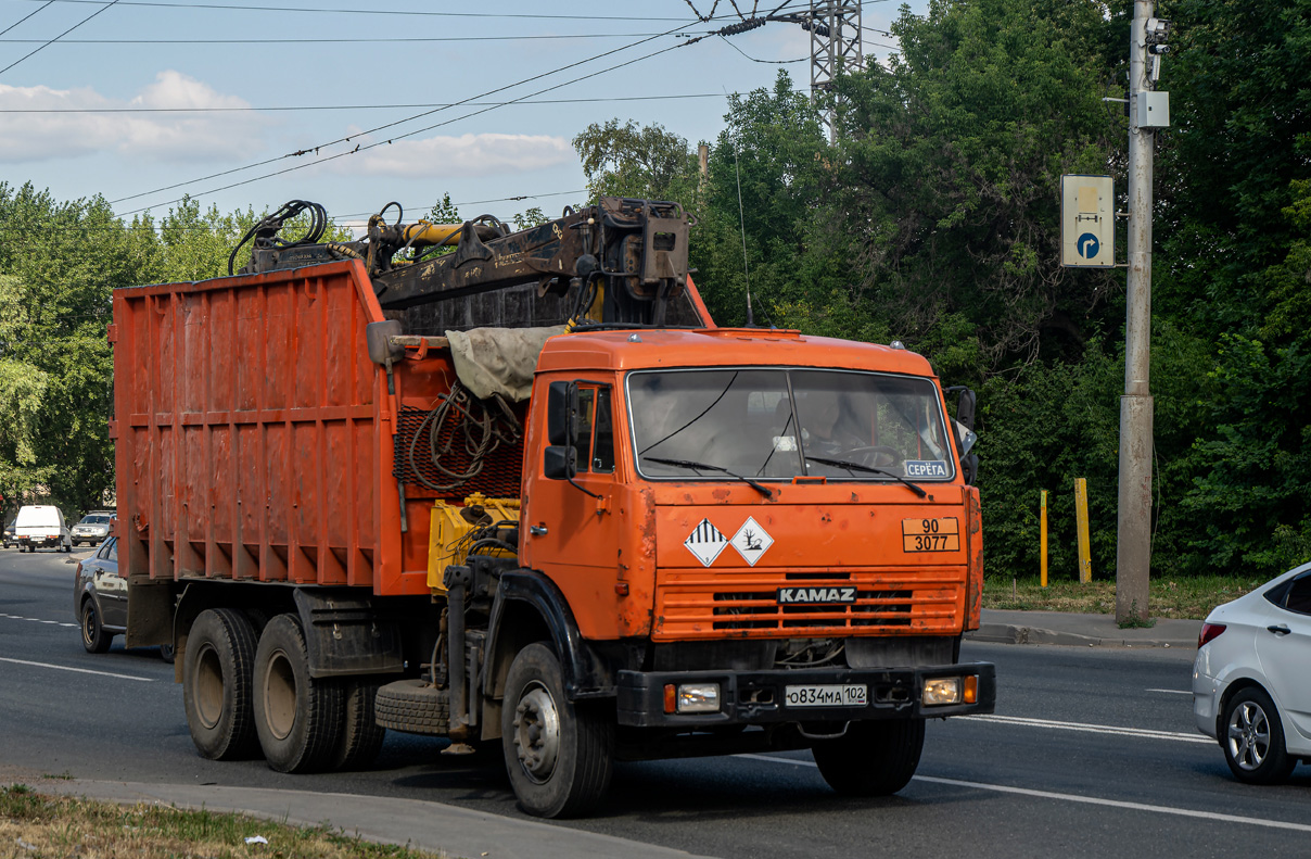 Башкортостан, № О 834 МА 102 — КамАЗ-53229-15 [53229R]