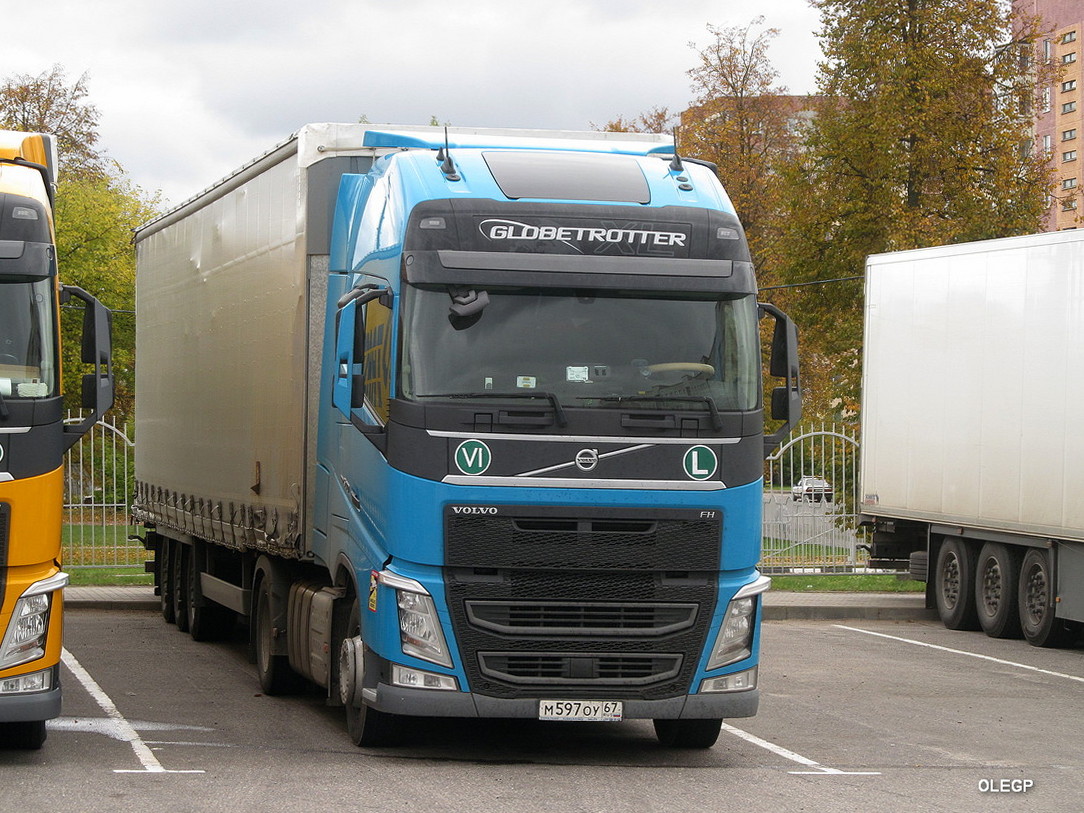 Смоленская область, № М 597 ОУ 67 — Volvo ('2012) FH.500