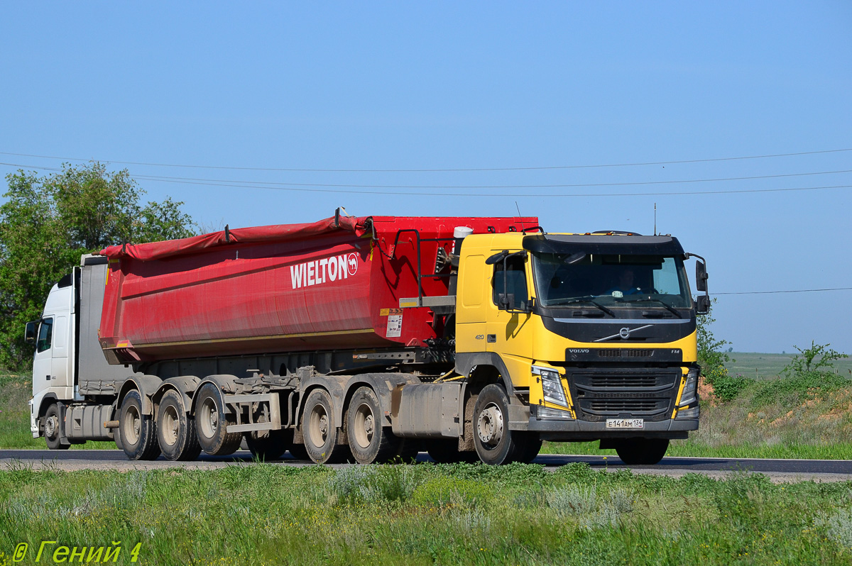 Волгоградская область, № Е 141 АМ 134 — Volvo ('2013) FM.420