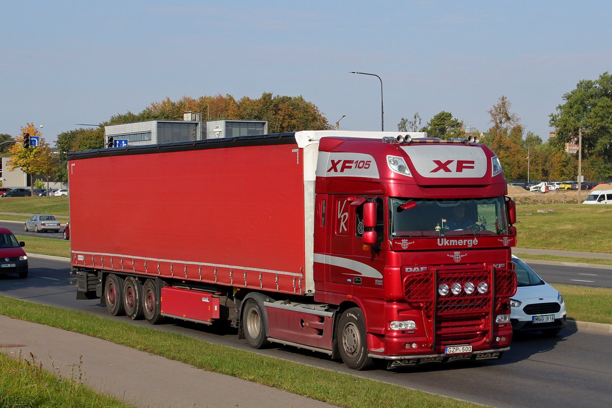 Литва, № GZP 500 — DAF XF105 FT