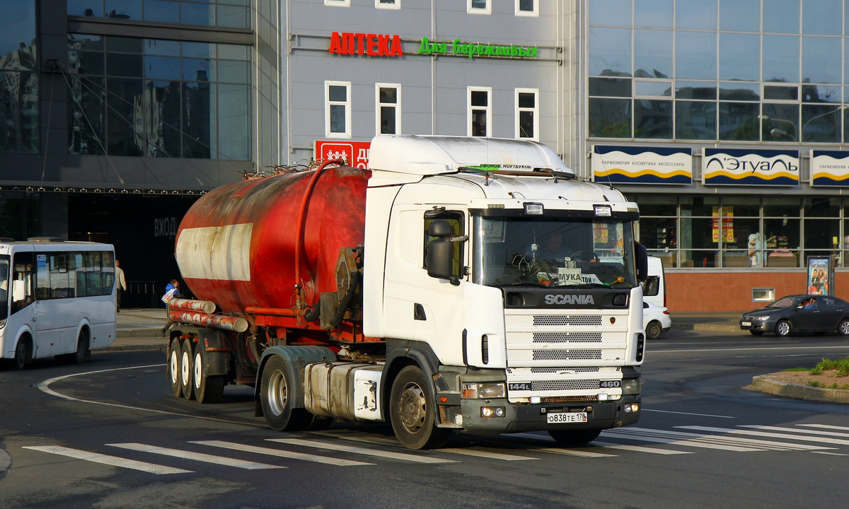 Санкт-Петербург, № О 838 ТЕ 178 — Scania ('1996) R144L