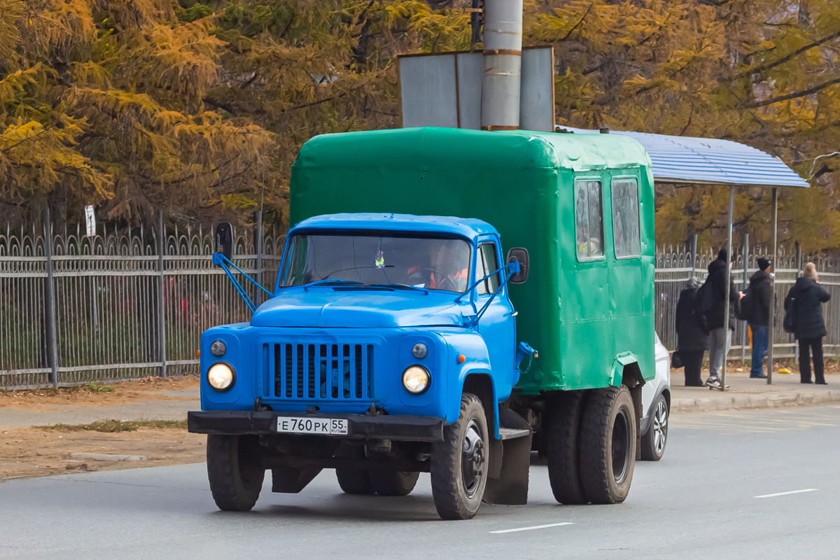 Омская область, № Е 760 РК 55 — ГАЗ-52-01