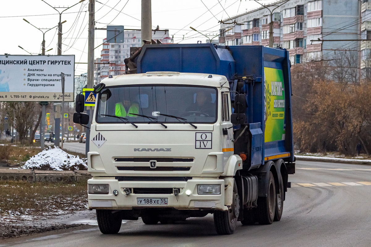 Омская область, № У 188 ХЕ 55 — КамАЗ-65115 (общая модель)