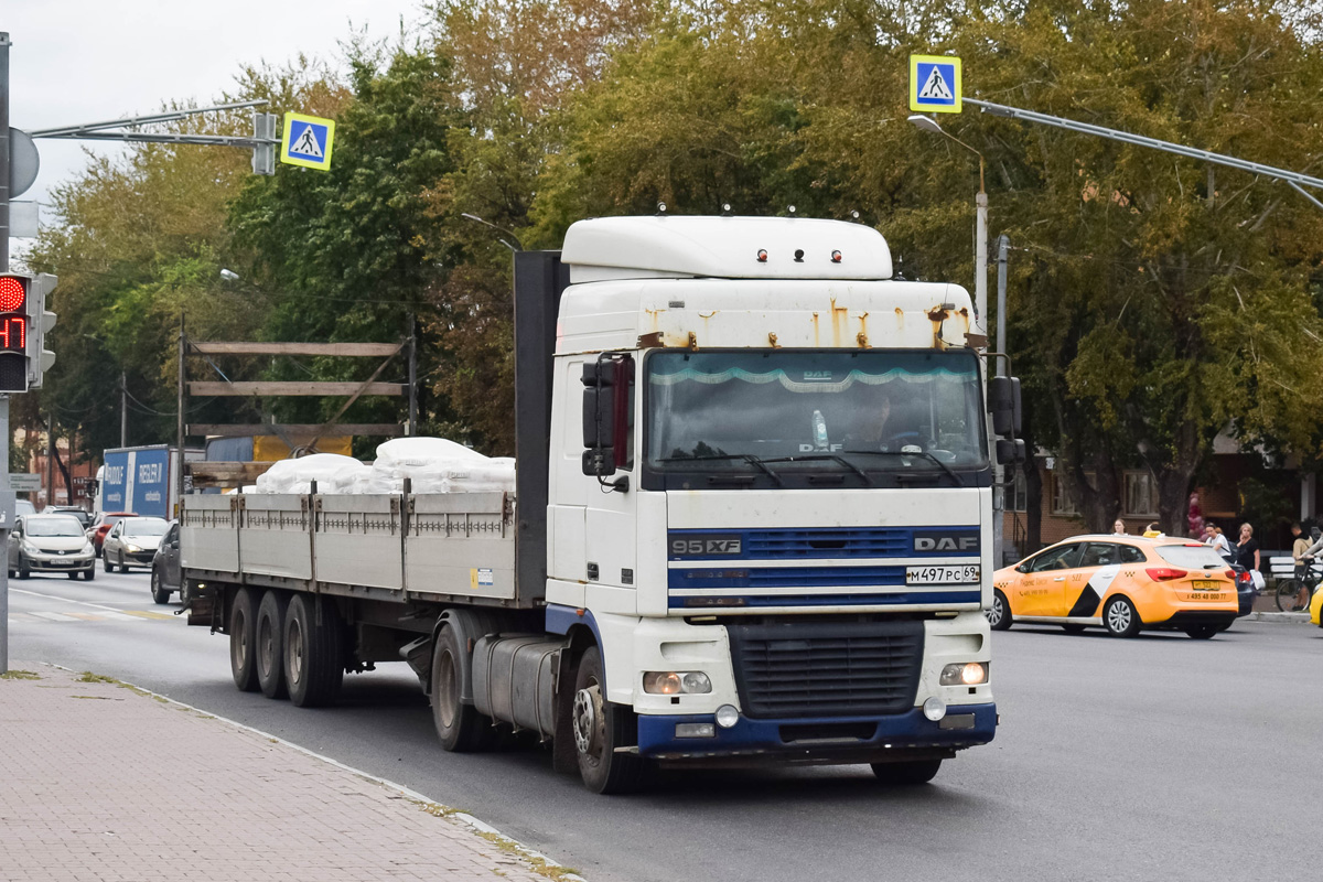 Тверская область, № М 497 РС 69 — DAF XF95 FT