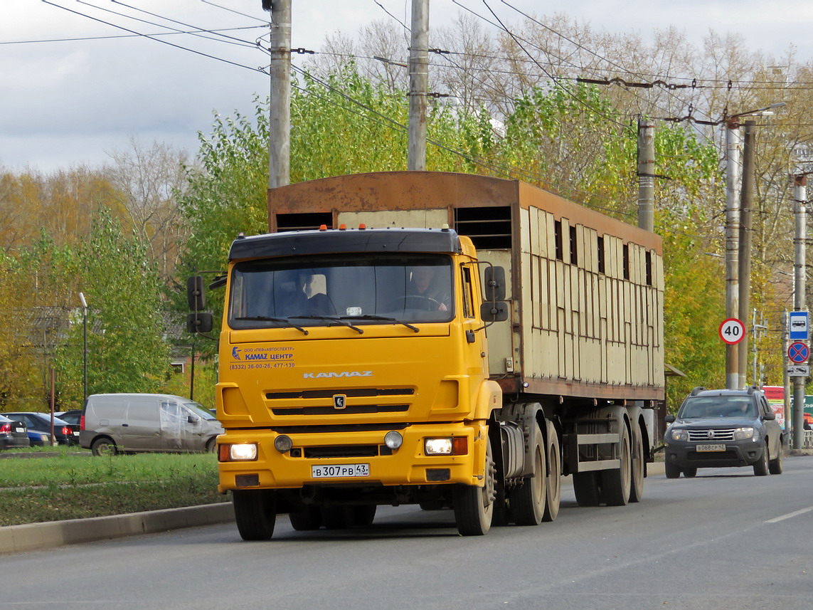 Кировская область, № В 307 РВ 43 — КамАЗ-65116-A4