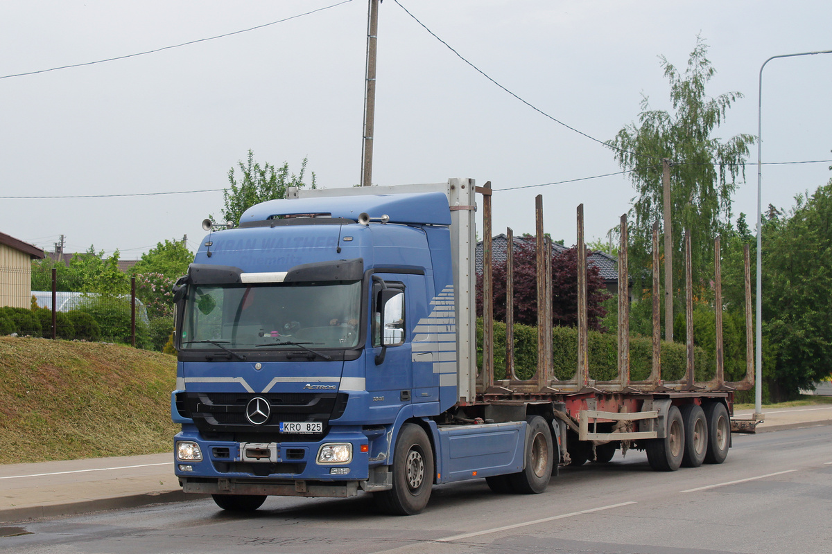 Литва, № KRO 825 — Mercedes-Benz Actros ('2009) 1846