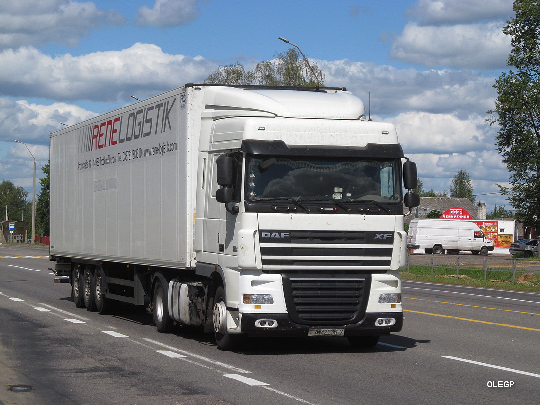 Минск, № АМ 2236-7 — DAF XF105 FT