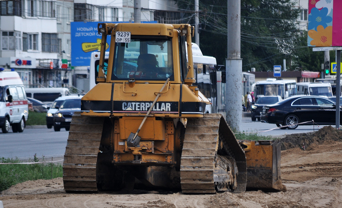 Омская область, № 9239 ОР 55 — Caterpillar D6