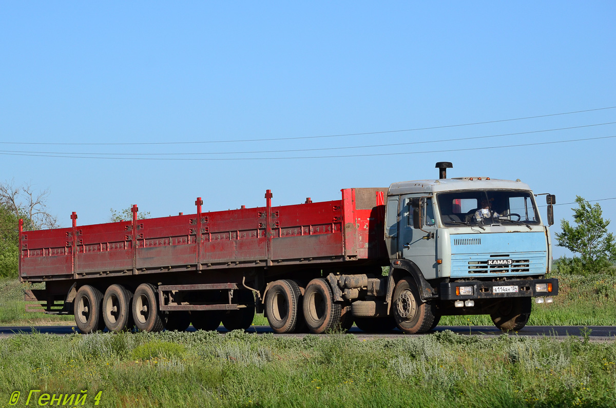 Волгоградская область, № А 114 АН 134 — КамАЗ-54115-13 [54115N]