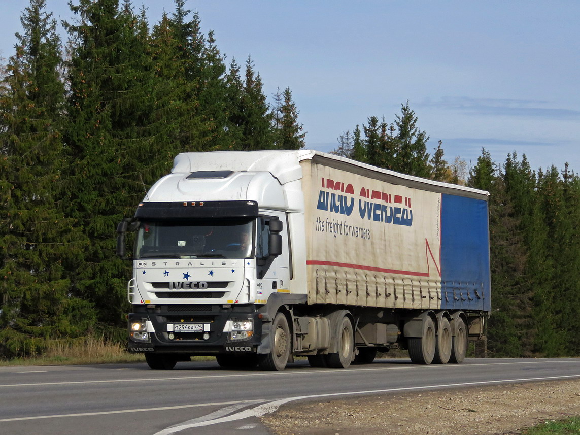 Челябинская область, № Т 294 КА 774 — IVECO Stralis ('2007) 420