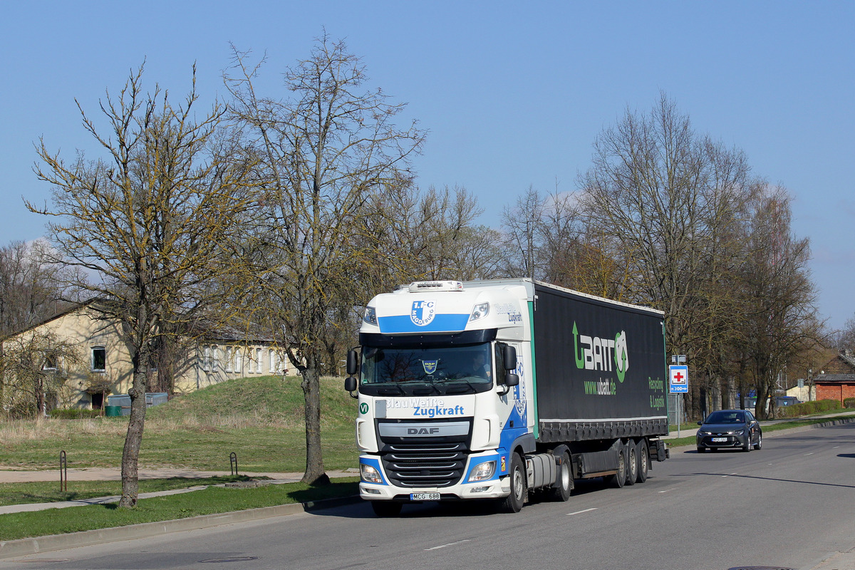 Литва, № MCG 688 — DAF XF Euro6 FT