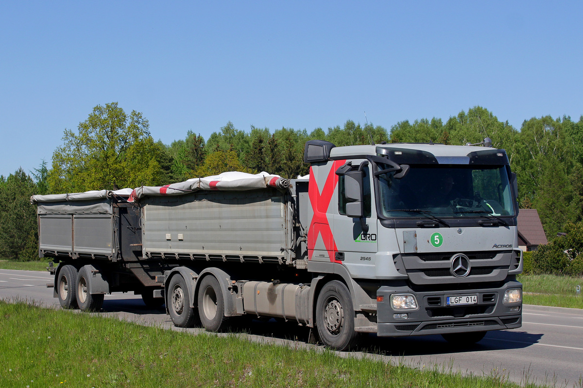 Литва, № LGF 014 — Mercedes-Benz Actros ('2009)