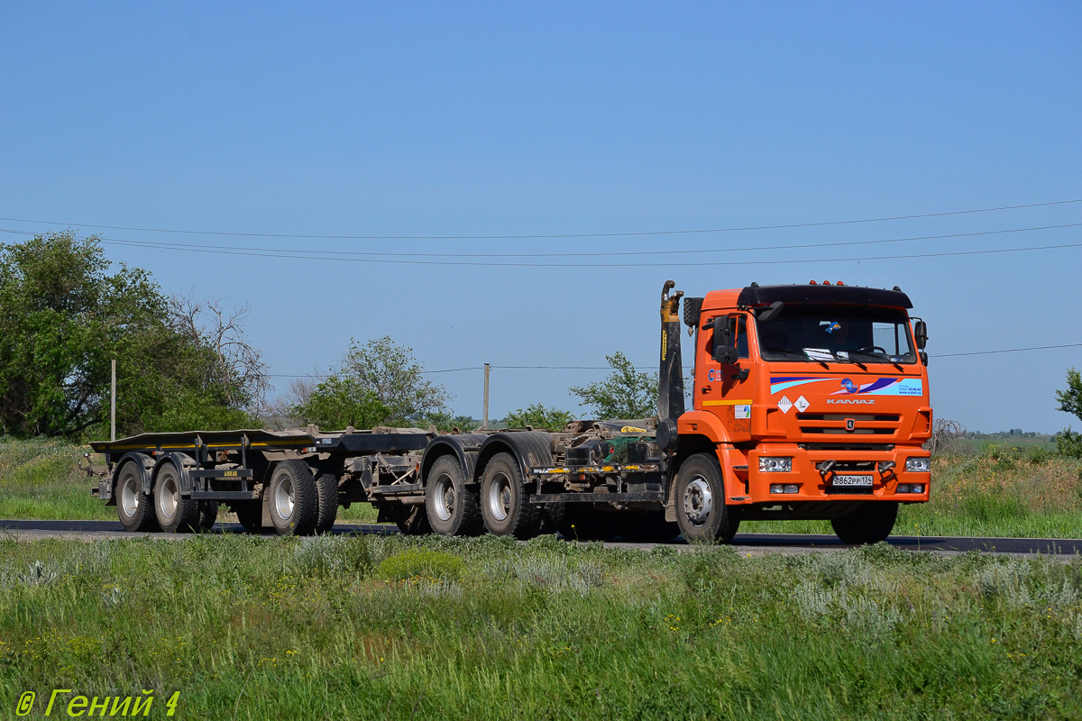 Волгоградская область, № В 862 РР 134 — КамАЗ-6520 (общая модель)