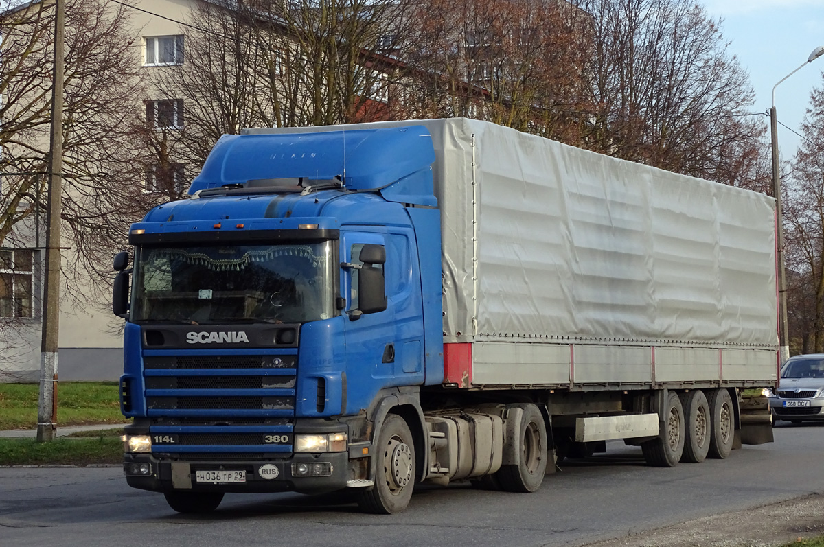 Архангельская область, № Н 036 ТР 29 — Scania ('1996) R114L