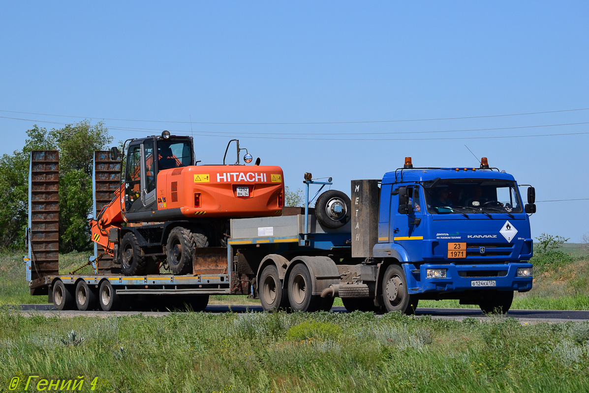 Волгоградская область, № В 124 КА 134 — КамАЗ-65116-32