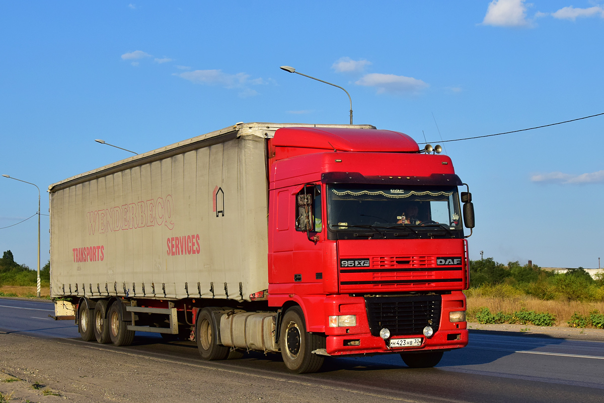 Астраханская область, № Н 423 НВ 30 — DAF 95XF FT