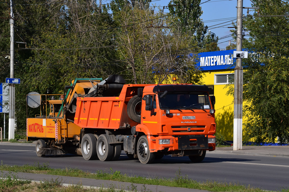 Волгоградская область, № К 805 КО 134 — КамАЗ-65115-50