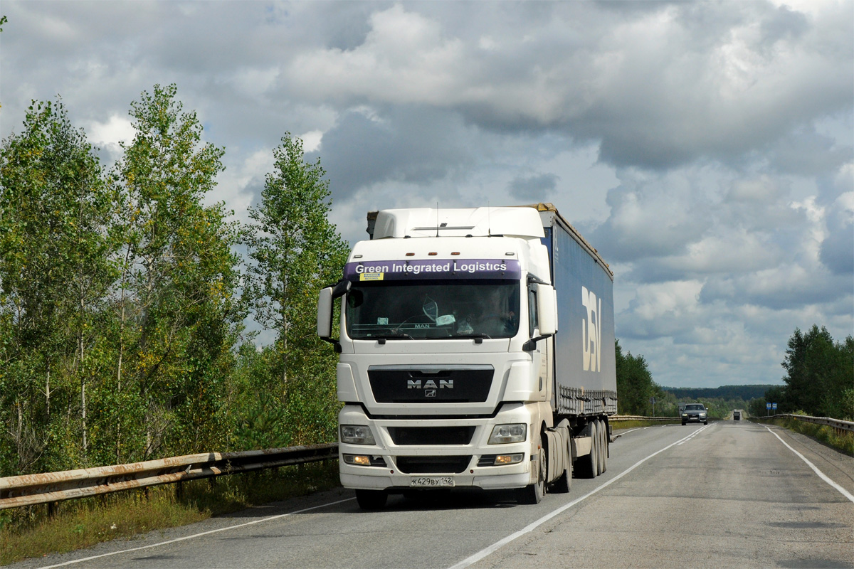 Кемеровская область, № К 429 ВУ 142 — MAN TGX ('2007) 18.400