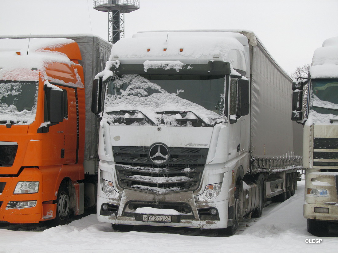 Смоленская область, № М 812 ОВ 67 — Mercedes-Benz Actros '18 1845 [Z9M]