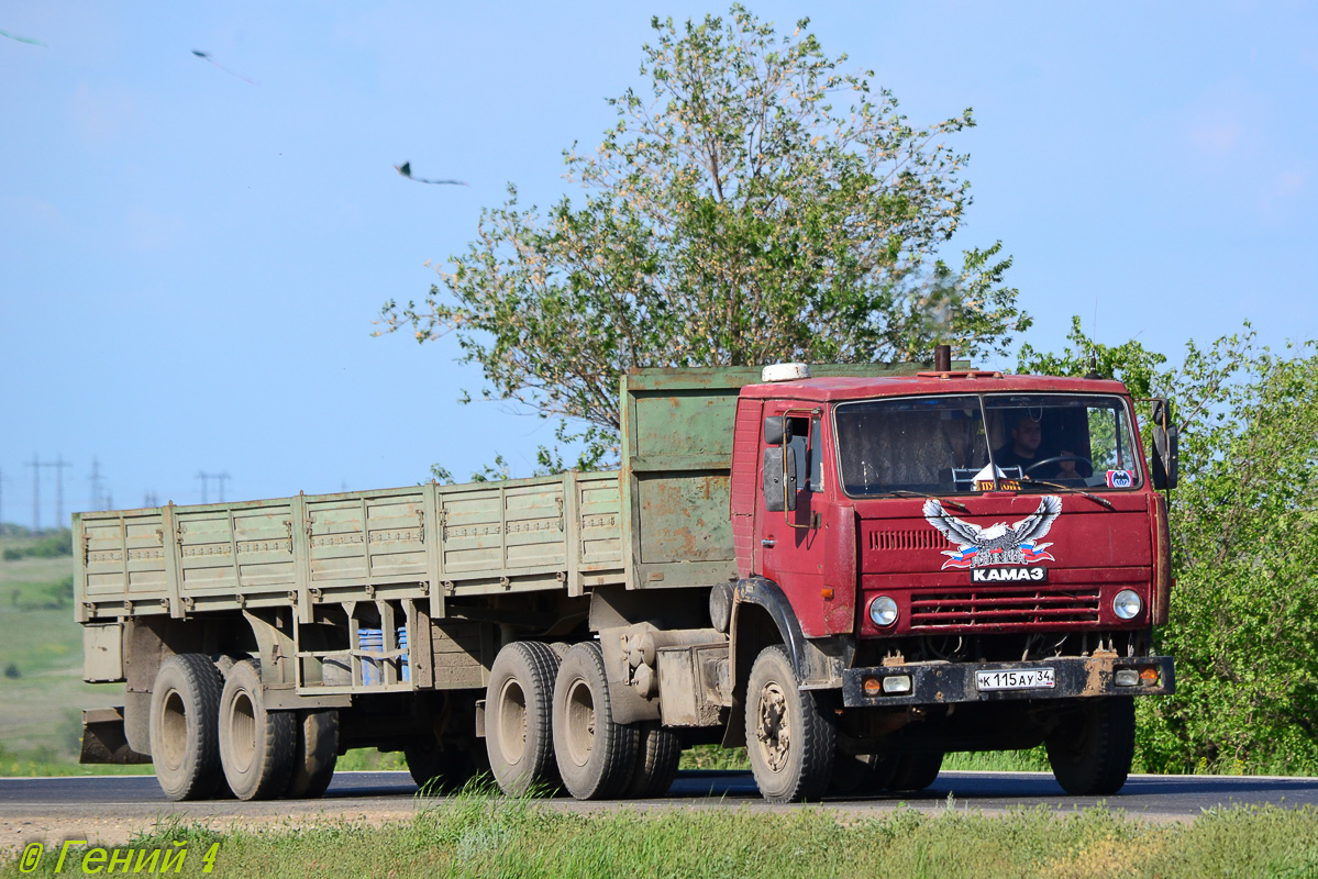 Волгоградская область, № К 115 АУ 34 — КамАЗ-54112